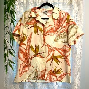 VINTAGE Nikki floral button up